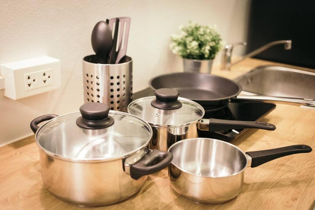 T4 Two Bedrooms Full Kitchen/1 Min To Bts 公寓 *